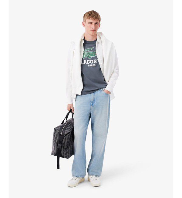 LACOSTE「ビッグワニロゴプリントTシャツ」|Tシャツ・カットソー|