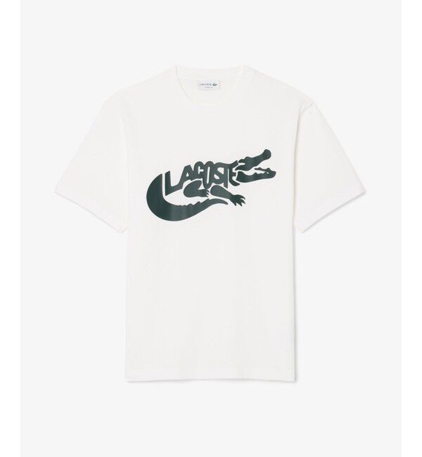 LACOSTE「ビッグワニグラフィックプリントTシャツ」|Tシャツ・カットソー|