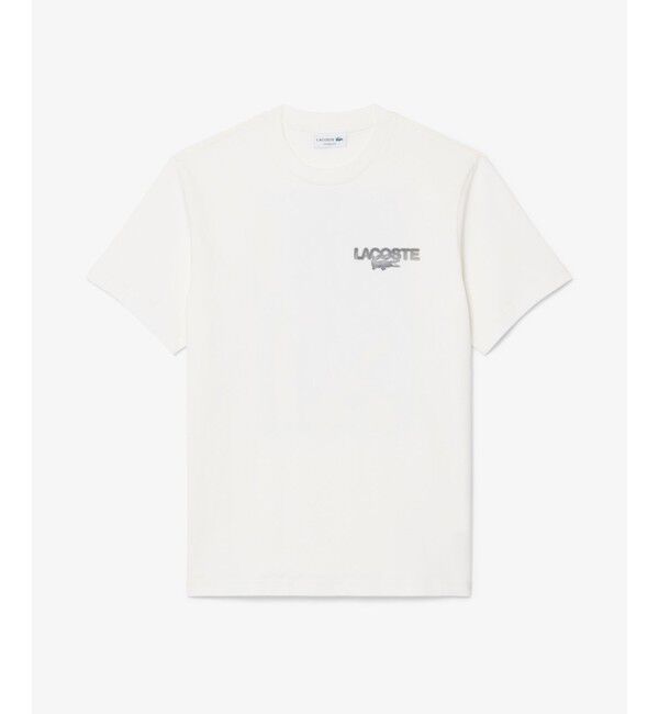 LACOSTE「テニスボールグラフィックプリントTシャツ」|Tシャツ・カットソー|