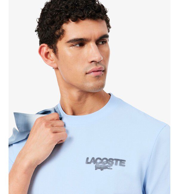 LACOSTE「テニスボールグラフィックプリントTシャツ」|Tシャツ・カットソー|