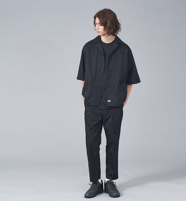 ABAHOUSE「【Dickies / ディッキーズ】別注 オーバーサイズ Wポケット オープンカ」|シャツ・ブラウス|