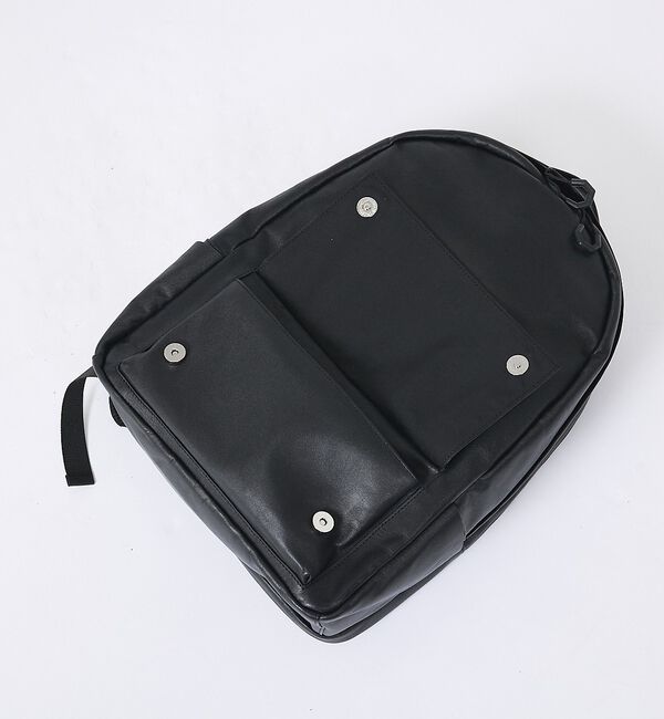 ABAHOUSE「【YArKA/ヤーカ】real leather flap pocket roun」|リュック|
