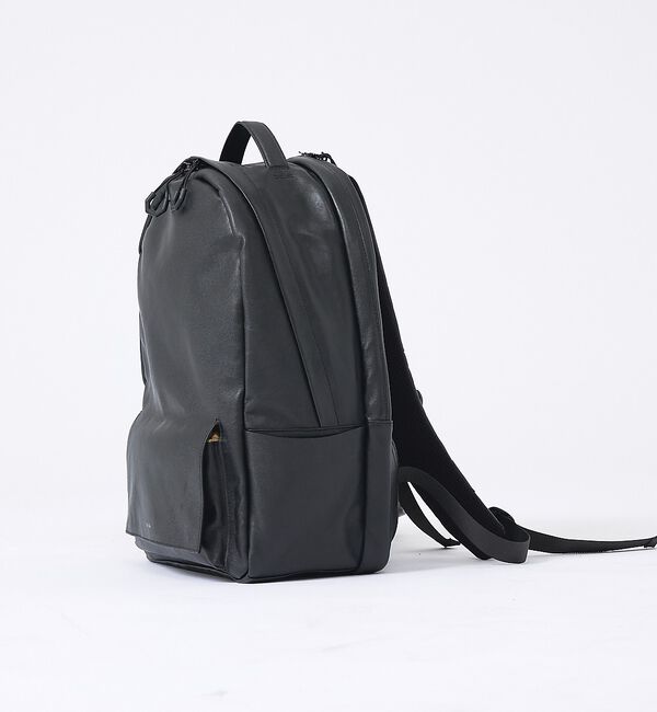 ABAHOUSE「【YArKA/ヤーカ】real leather flap pocket roun」|リュック|