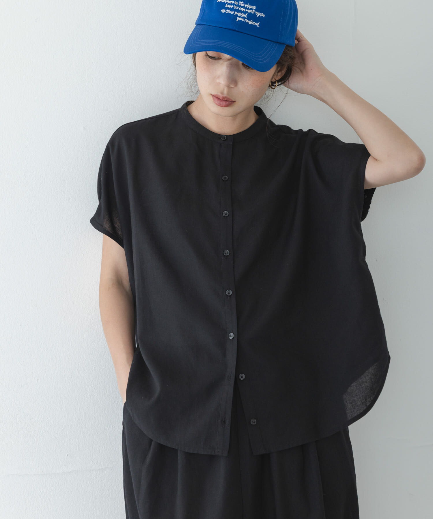 Sonny Label 「リネン混コクーンフレンチブラウス」|シャツ・ブラウス|