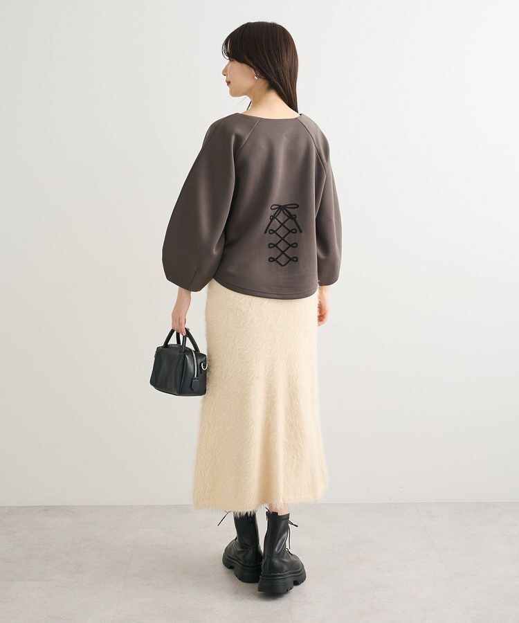 Green Parks「■ESCAR コルセットコード刺繍プルオーバー」|Tシャツ・カットソー|