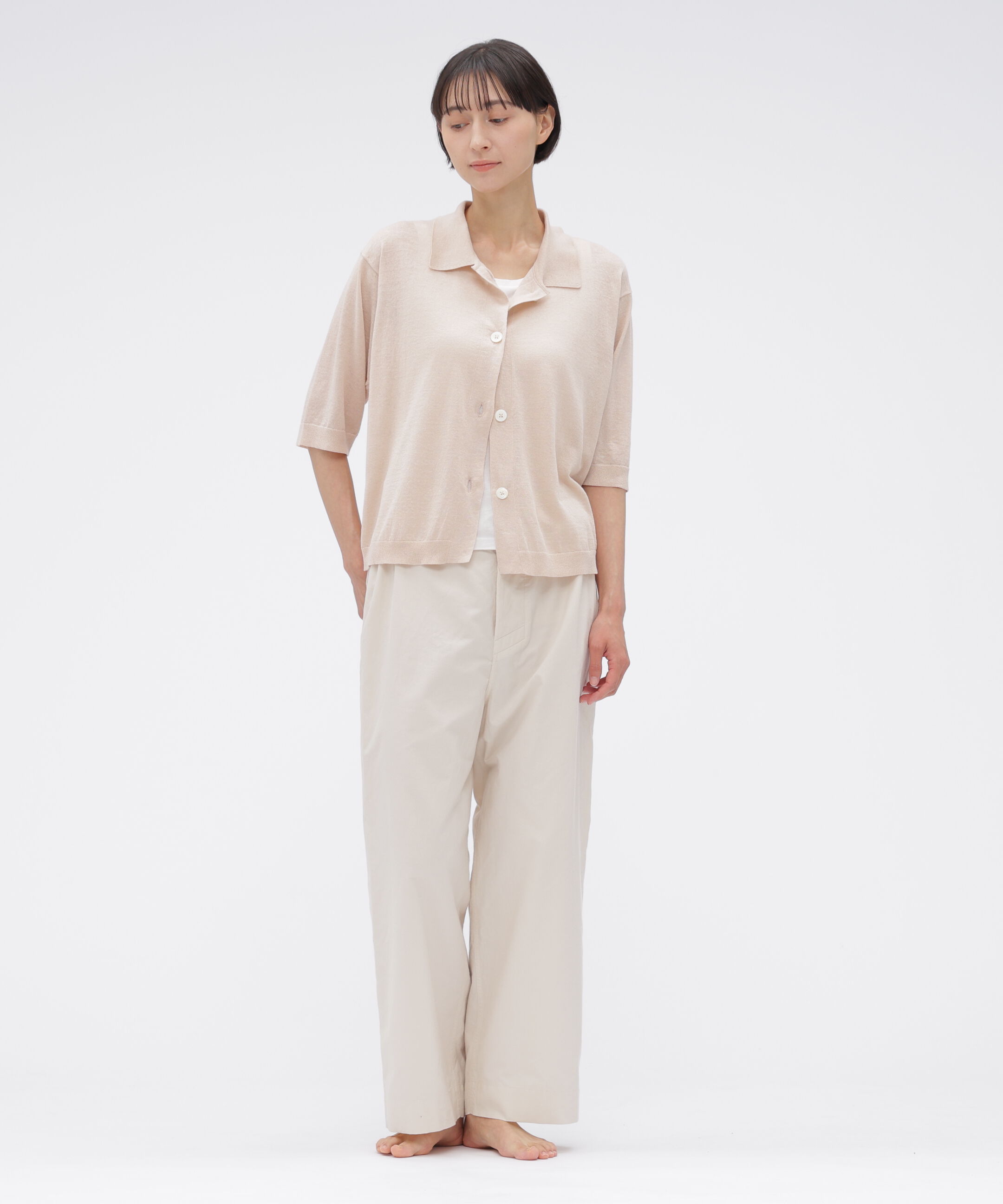 MARGARET HOWELL HOUSEHOLDGOODS「FINE LINEN COTTON KNITWEAR」|カーディガン|