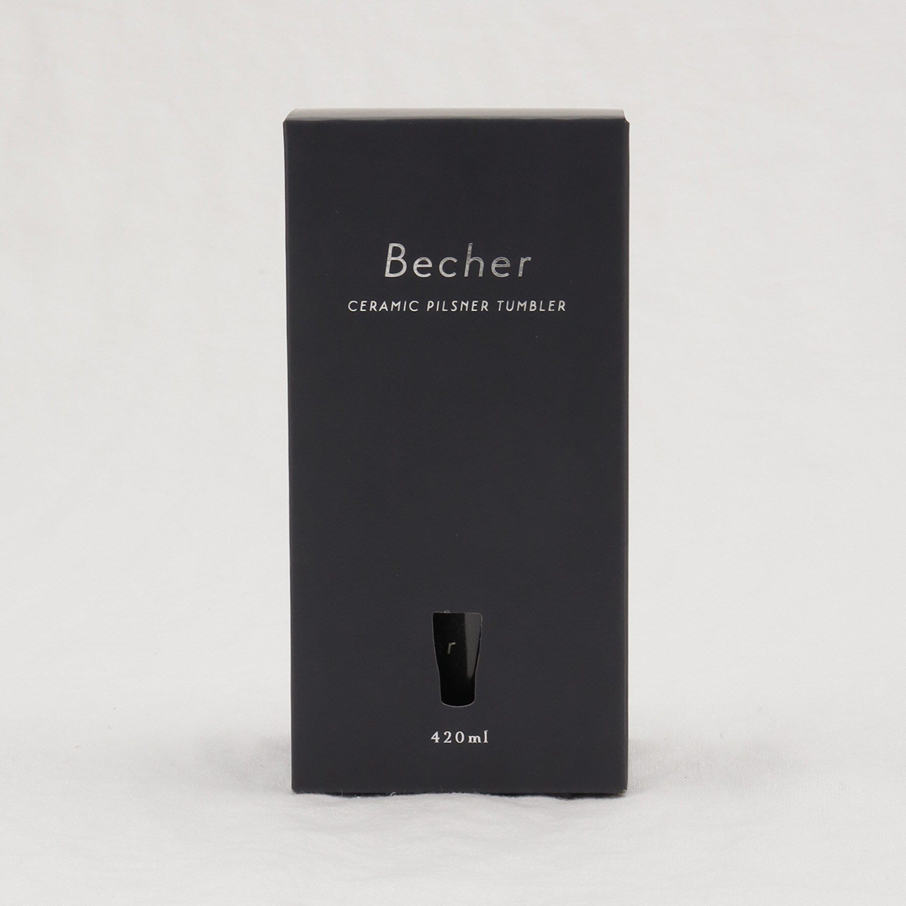 212 KITCHEN STORE「セラミックピルスナータンブラー Becher Black」|グラス・マグカップ|