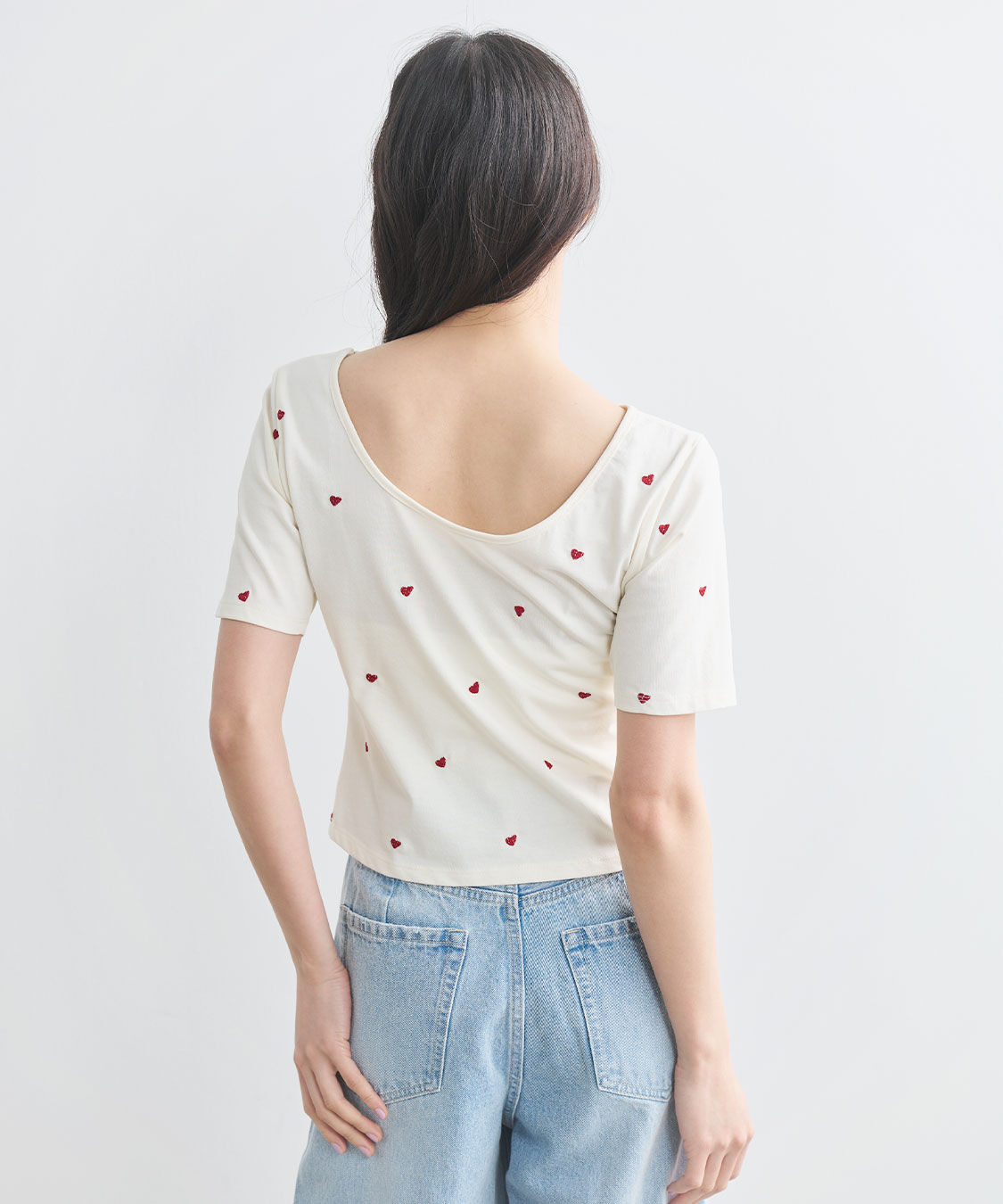 COCO DEAL「エンブロイダリーロゴTシャツ」|Tシャツ・カットソー|