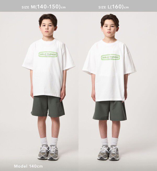 UNITED ARROWS green label relaxing「【別注】＜WILD THINGS＞ ロゴ ショートスリーブ Tシャツ / キッズ 140cm-160cm」|Tシャツ・カットソー|
