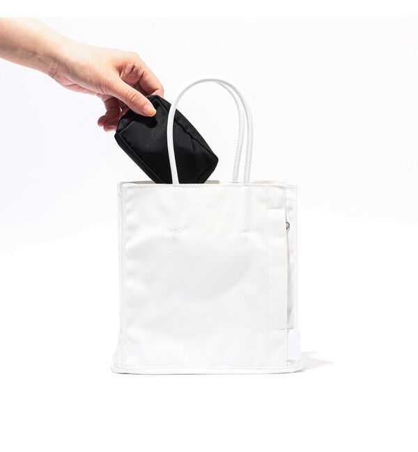 bPr BEAMS「ROOTOTE / RO.A5.TOFU-1B スクエア バッグ」|ポーチ|WHITE