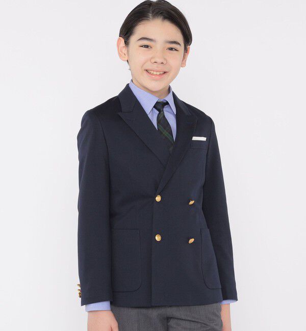 SHIPS KIDS「SHIPS KIDS:140～160cm / ポンチ ダブル ジャケット」|その他|