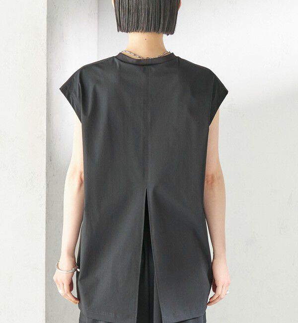 SHIPS for women「【SHIPS別注】TAION: 〈UVカット/接触冷感/吸水速乾〉バック スリット TEE」|Tシャツ・カットソー|