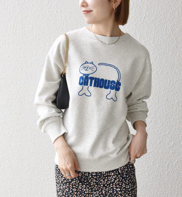 SHIPS any「《予約》【SHIPS any別注】THE KNiTS:〈洗濯機可能〉ロゴ プリント スウェット 26AW」|スウェット・ジャージ|