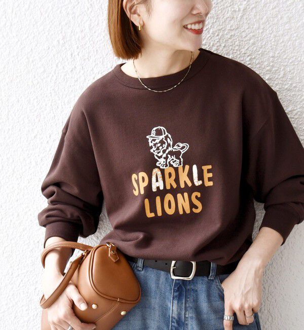 SHIPS any「《予約》【SHIPS any別注】THE KNiTS:〈洗濯機可能〉ロゴ プリント スウェット 26AW」|スウェット・ジャージ|