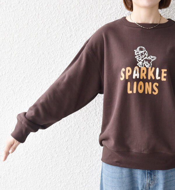 SHIPS any「《予約》【SHIPS any別注】THE KNiTS:〈洗濯機可能〉ロゴ プリント スウェット 26AW」|スウェット・ジャージ|