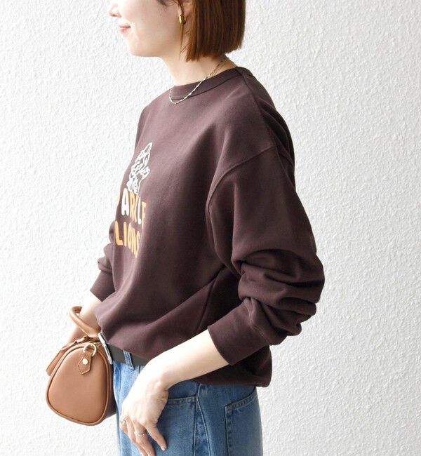 SHIPS any「《予約》【SHIPS any別注】THE KNiTS:〈洗濯機可能〉ロゴ プリント スウェット 26AW」|スウェット・ジャージ|