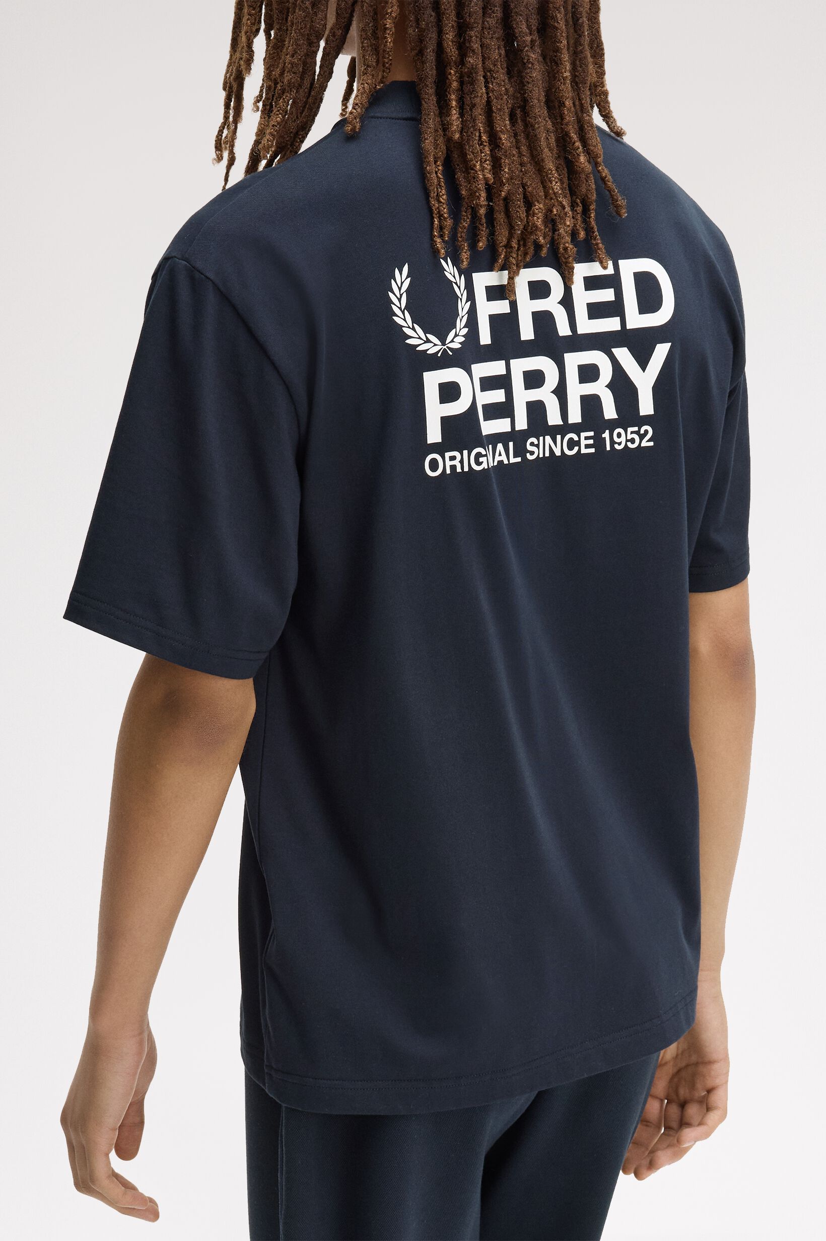 FRED PERRY 「Back Print Fred Perry Text T-Shirt／バックプリントフレッドペリーTシャツ」|Tシャツ・カットソー|