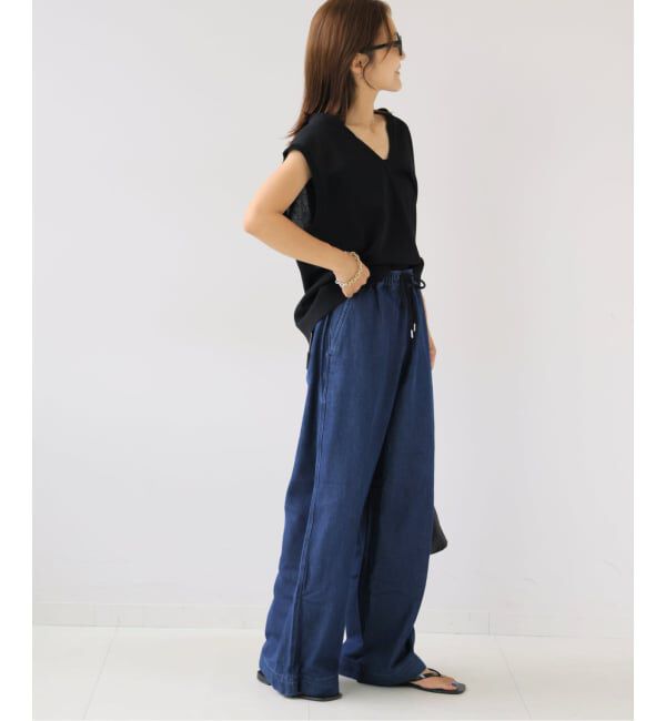 OUTDOOR PRODUCTS Usual Things「PICCADILLY ex イージーデニムトラウザー」|デニム|