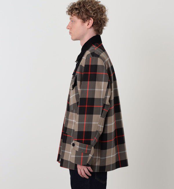 TOMORROWLAND BUYING WEAR「MACKINTOSH JEDBURGH コットン チェックフィールドジャケット」|ステンカラーコート|