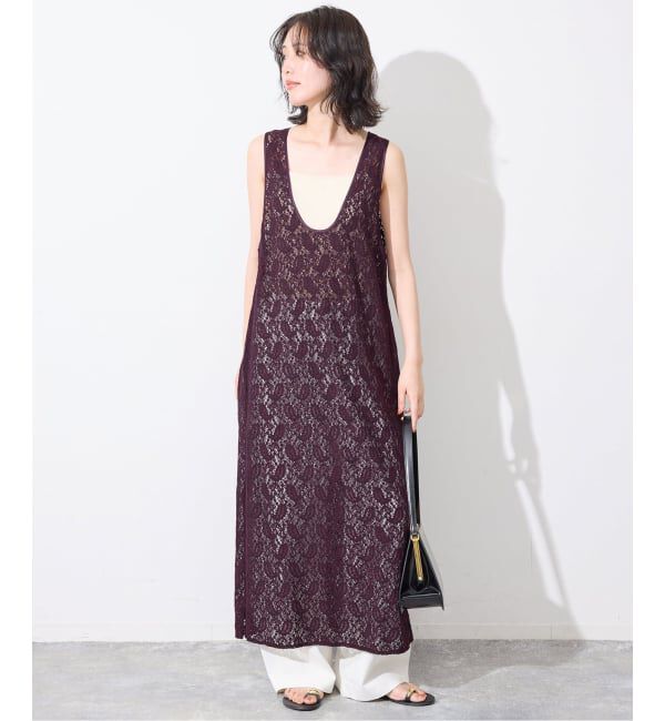 SLOBE IENA「レースノースリーブ 2WAY ワンピース」|ワンピース|