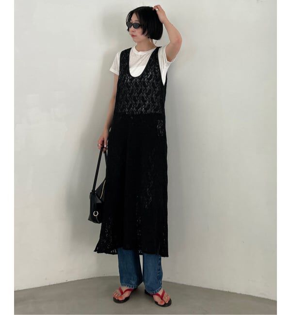 SLOBE IENA「レースノースリーブ 2WAY ワンピース」|ワンピース|