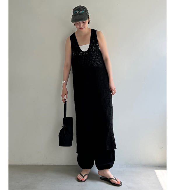 SLOBE IENA「レースノースリーブ 2WAY ワンピース」|ワンピース|