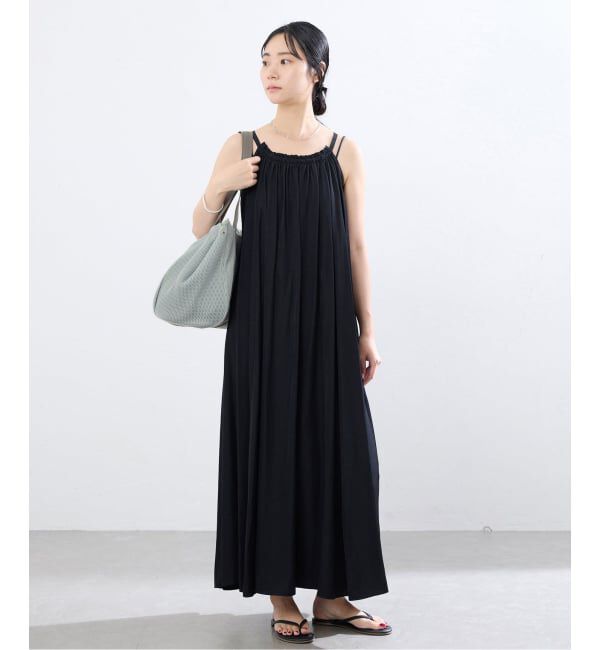 IENA「《洗濯機洗い可》qbag paris/キューバッグ パリ NEST ZIP M バッグ」|トートバッグ|