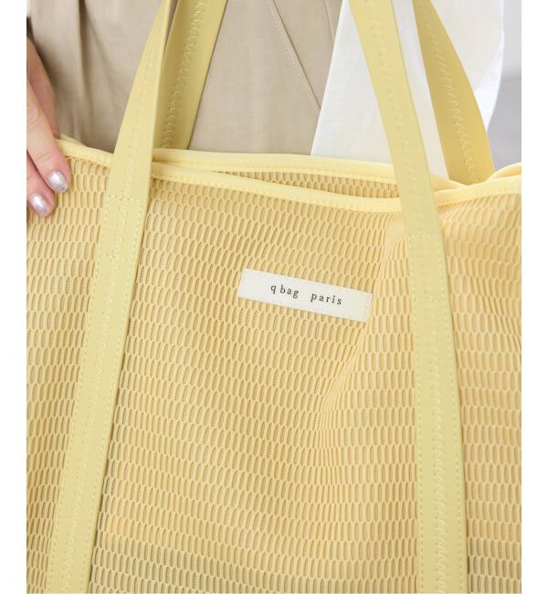 IENA「《洗濯機洗い可》qbag paris/キューバッグ パリ NEST ZIP M バッグ」|トートバッグ|