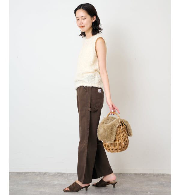 SLOBE IENA「《予約》LEE/リー SLOBE別注 Loose Flare ペインターパンツ」|デニム|