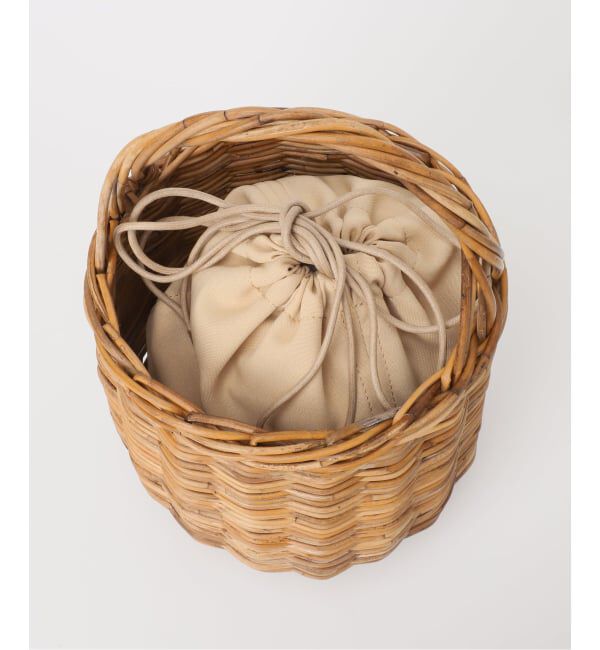 SLOBE IENA「《予約》BAGMATI/バグマティ SLOBE別注 ファーカゴバッグ」|かごバッグ|