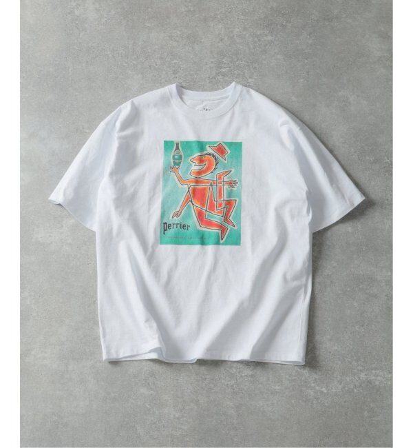 EDIFICE「《追加》SAVIGNAC (サヴィニャック) 別注 French Company プリント Tシャツ」|Tシャツ・カットソー|ホワイト A