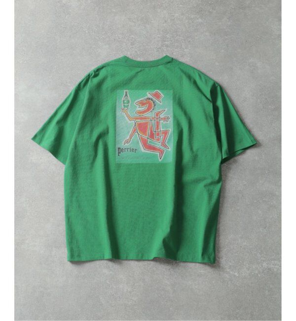 EDIFICE「《追加》SAVIGNAC (サヴィニャック) 別注 French Company プリント Tシャツ」|Tシャツ・カットソー|グリーン