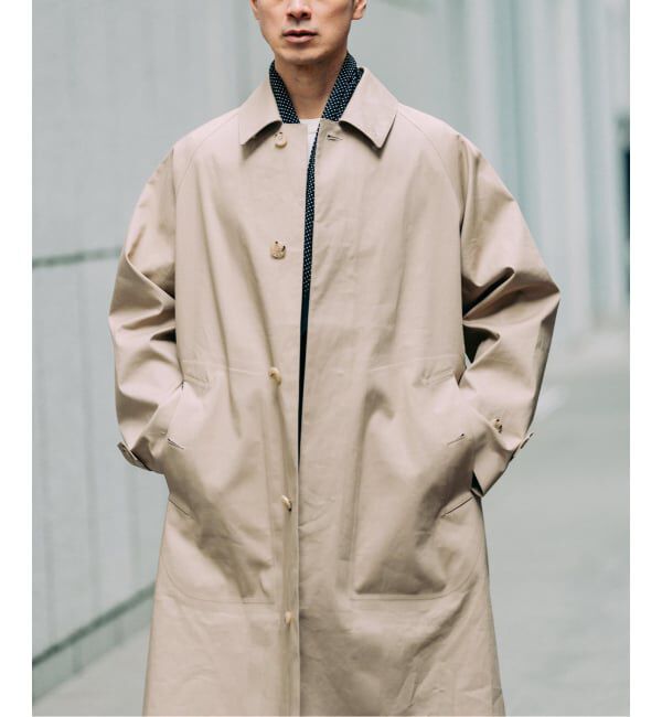 EDIFICE「MACKINTOSH(マッキントッシュ) 別注 NEW BALFIELD」|ステンカラーコート|