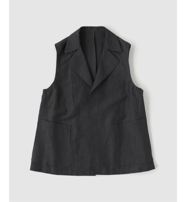 EDIFICE「WOOL TAILORED ベスト（ウールリネン）」|ダウンベスト・ベスト|