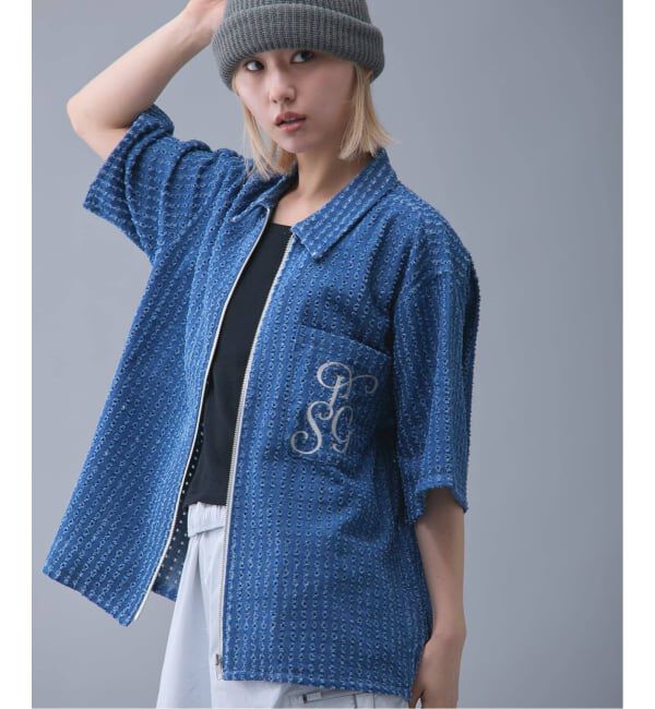 Paris Saint-Germain「《予約》追加【Paris Saint-Germain / パリ・サン＝ジェルマン】JP Denim Zip Shirts」|シャツ・ブラウス|