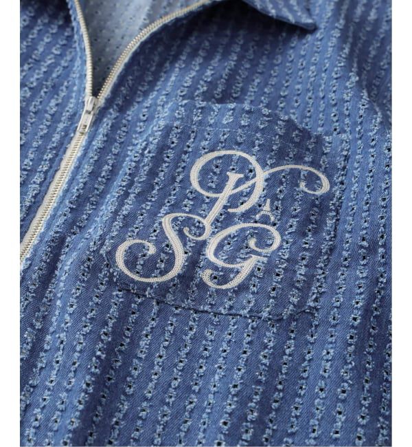 Paris Saint-Germain「《予約》追加【Paris Saint-Germain / パリ・サン＝ジェルマン】JP Denim Zip Shirts」|シャツ・ブラウス|