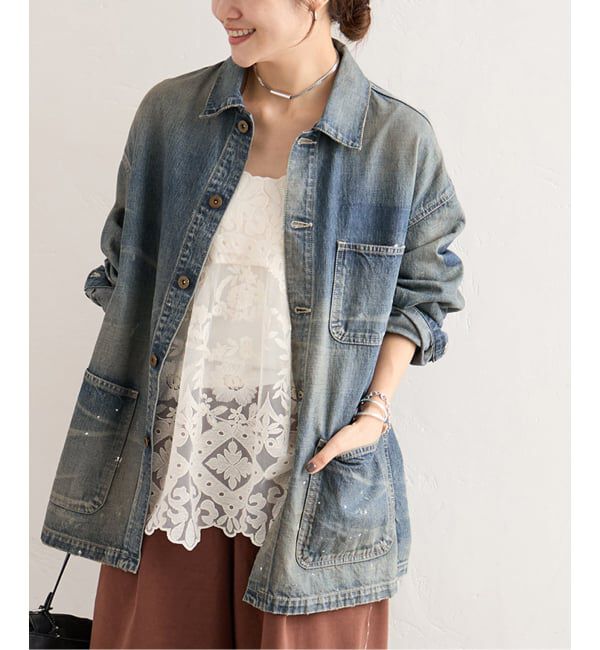 JOURNAL STANDARD「《予約》10.7OZ DENIM COVERALLS」|デニムジャケット|