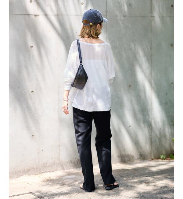 FRAMeWORK「≪予約≫キュプラ混シアーワッフルTee」|Tシャツ・カットソー|