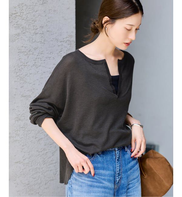 FRAMeWORK「≪予約≫キュプラ混シアーワッフルTee」|Tシャツ・カットソー|