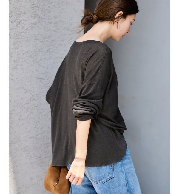 FRAMeWORK「≪予約≫キュプラ混シアーワッフルTee」|Tシャツ・カットソー|