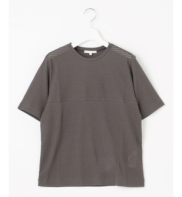 自由区「【アンサンブル対応・着まわし・涼しげ素材】ハンディ トップス」|Tシャツ・カットソー|