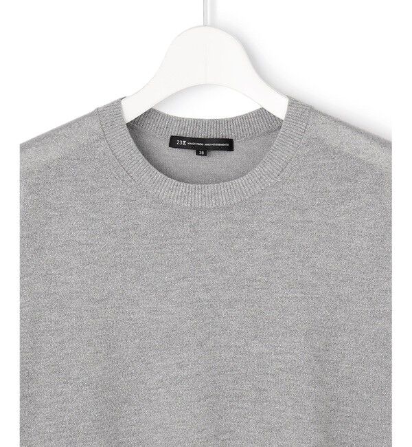 23区「オータムメタリック パフスリーブ ニット Tシャツ」|ニット・セーター|