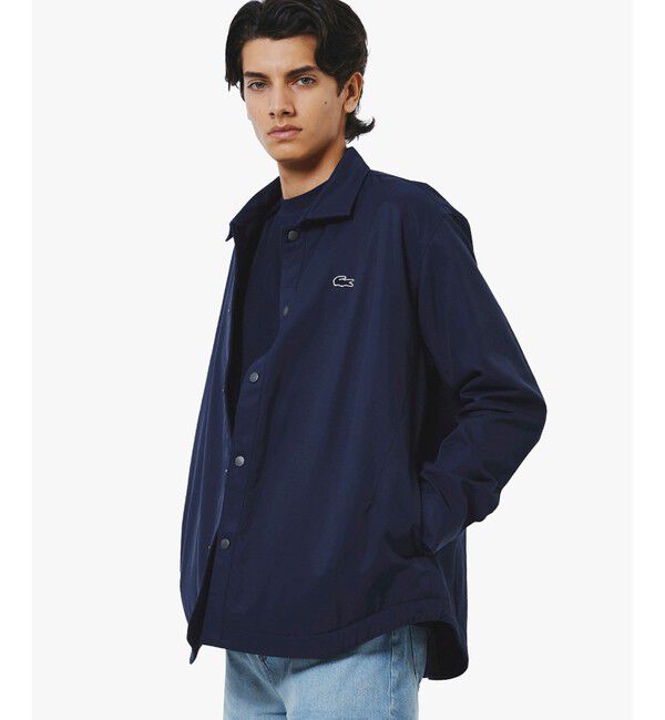 LACOSTE「プレーン&times;バッファローチェックリバーシブルシャツアウター」|シャツ・ブラウス|