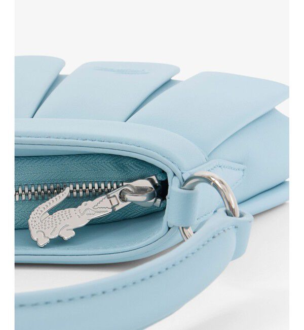LACOSTE「ラングレン レザープリーツバッグ」|ハンドバッグ|