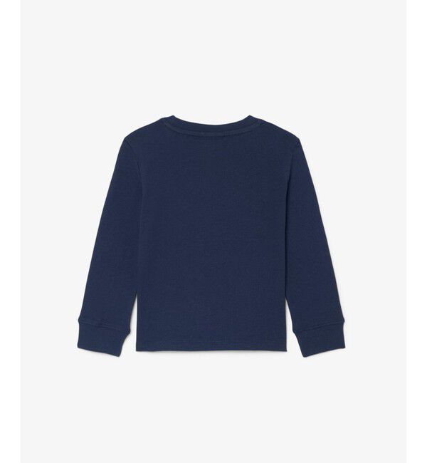 LACOSTE「【EC限定】BOYSマルチカラーブランドネームロゴ長袖Tシャツ」|Tシャツ・カットソー|