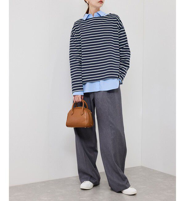 Rope&rsquo;Picnic「ボックスシルエットボーダーカットソー」|Tシャツ・カットソー|