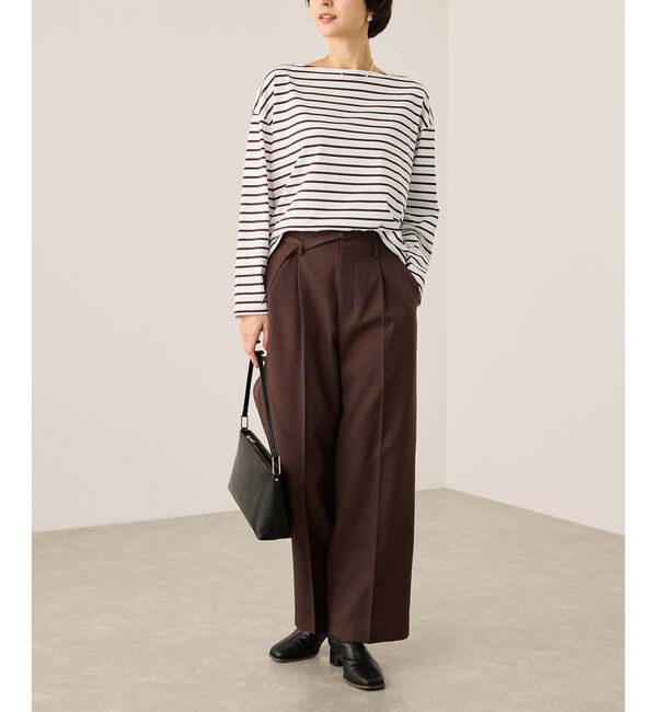 Rope&rsquo;Picnic「ボックスシルエットボーダーカットソー」|Tシャツ・カットソー|