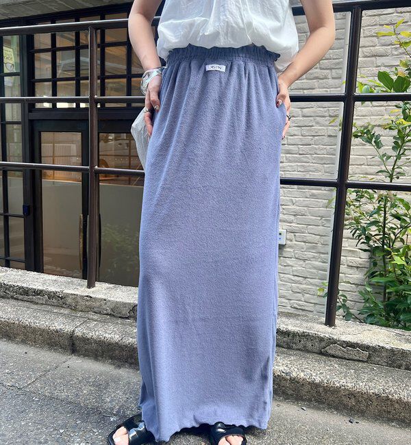  「B ロゴタグパイルロングスカート」|その他|