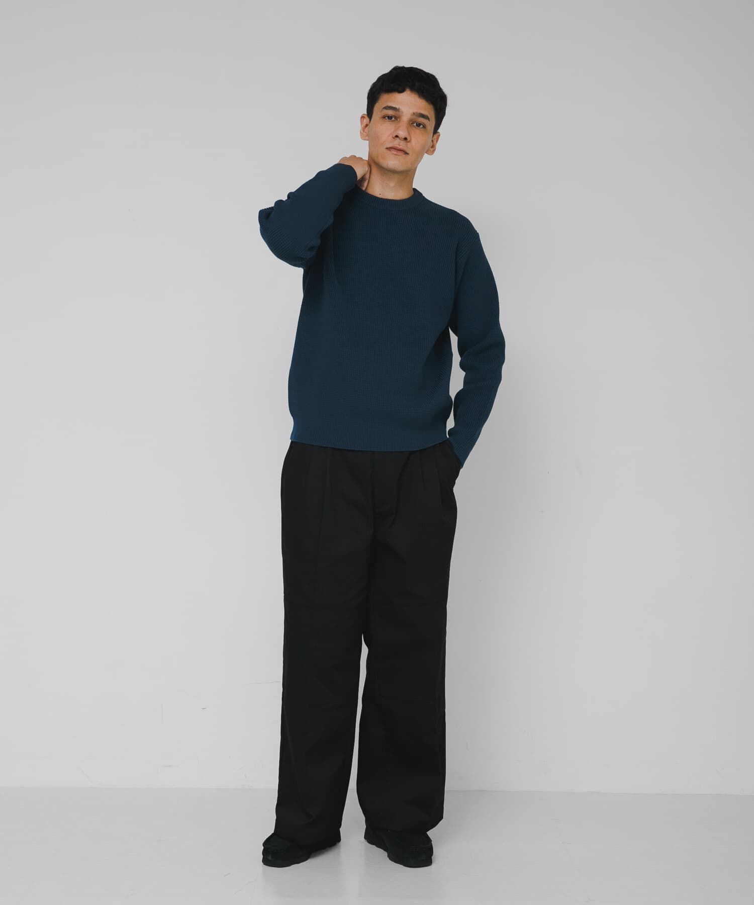 Sonny Label 「ウォッシャブルワッフルニットプルオーバー」|ニット・セーター|