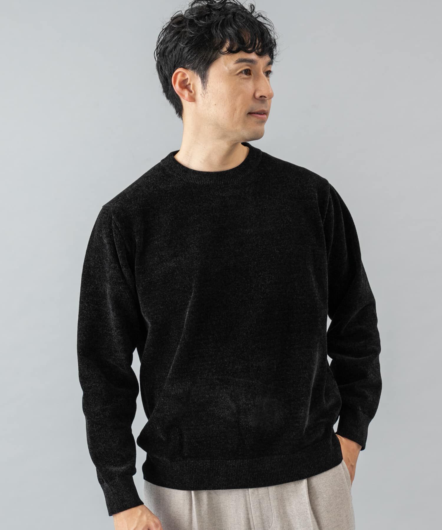 URBAN RESEARCH ROSSO「『XLサイズあり』モールクルーネックニット」|ニット・セーター|